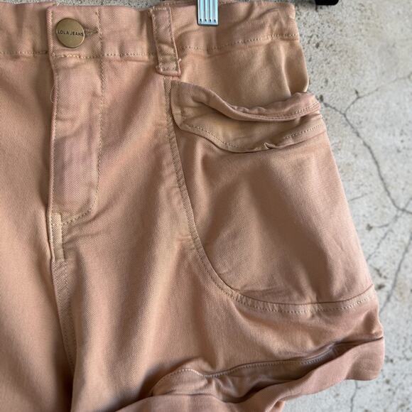 Lola Jeans Women’s High Rise Rolled Hem Shorts – Size 29 - Picture 2 of 4